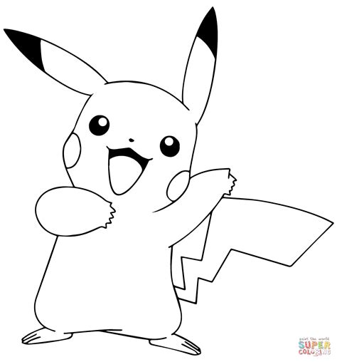 pikachu colorir|163 Pikachu Coloring Pages